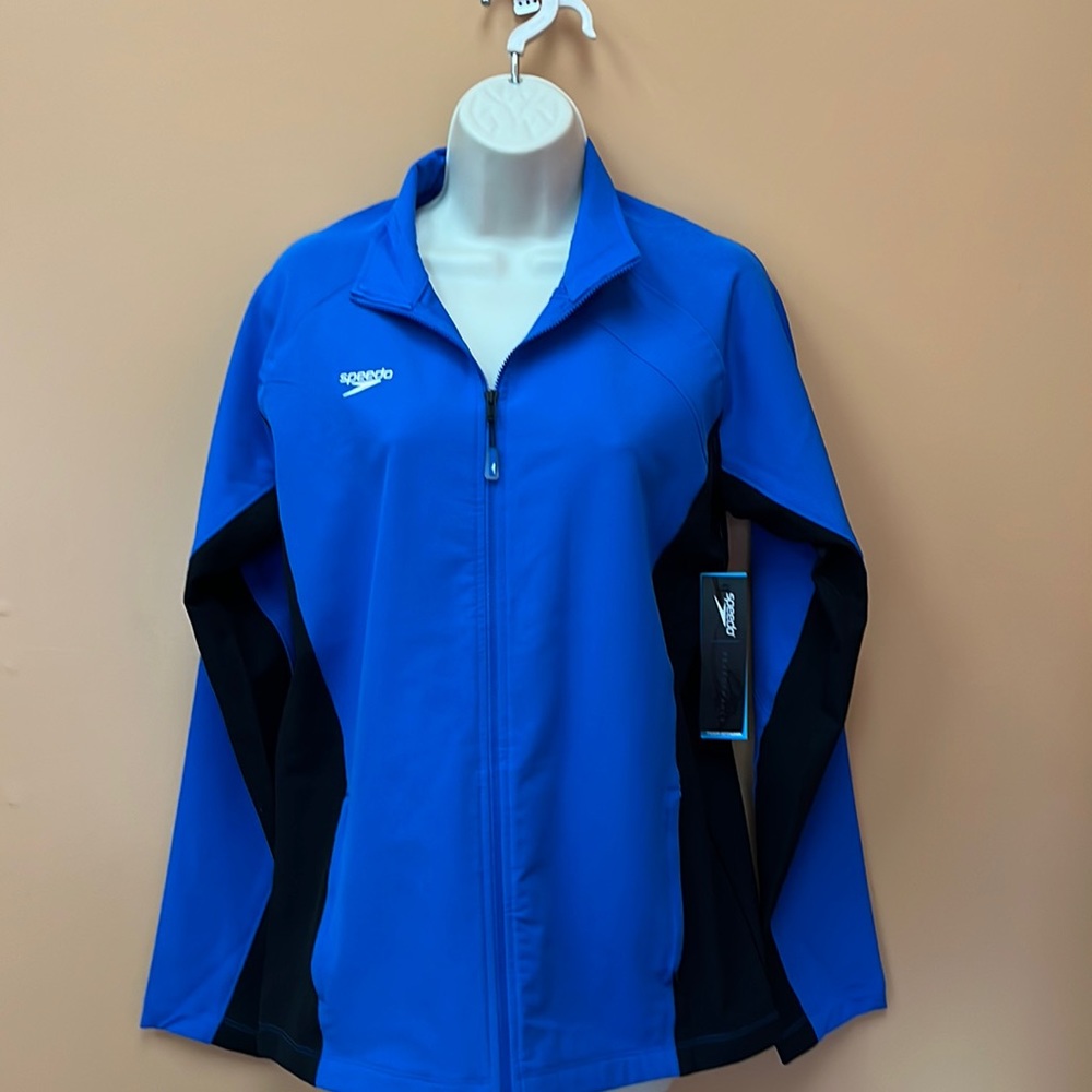 Speedo Jacket Zip Up Swim Warm-up, size M